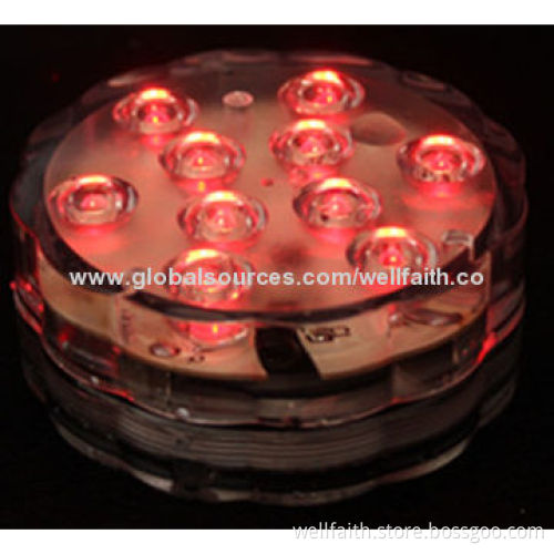 China Direct Sale Super Bright LED Submersible Light, Various Colors Available